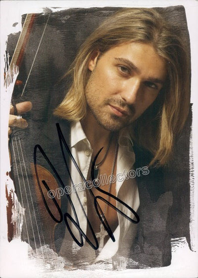 Garrett, David - Signed Photo Postcard