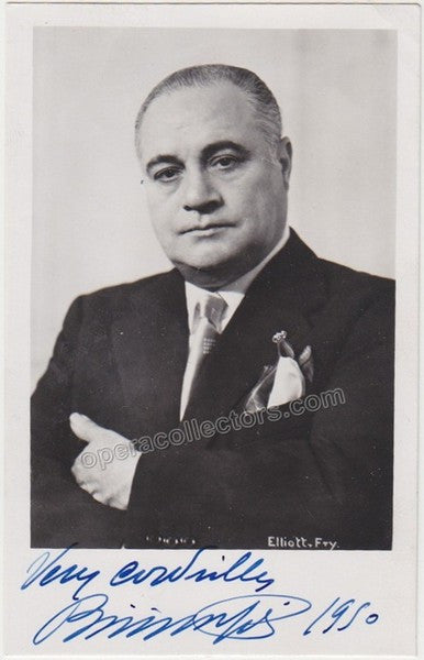 Gigli, Beniamino - Signed Photo 1950