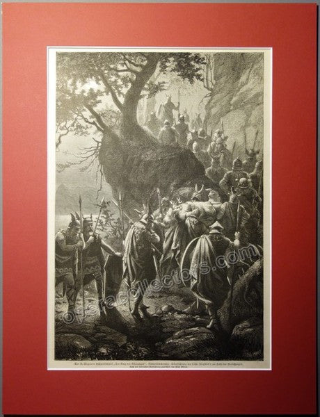Gotterdammerung - Vintage Print Bayreuth Premiere 1876