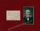 Gounod, Charles - Signed Note and Photo