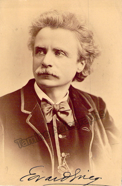 Grieg, Edvard - Signed Cabinet Photo