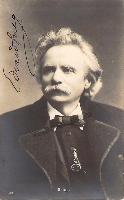 Grieg, Edvard - Signed Photo