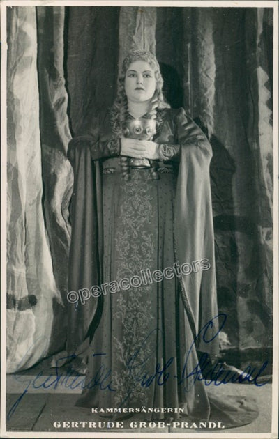 Grob-Prandl, Gertrude - Signed Photo as Isolde