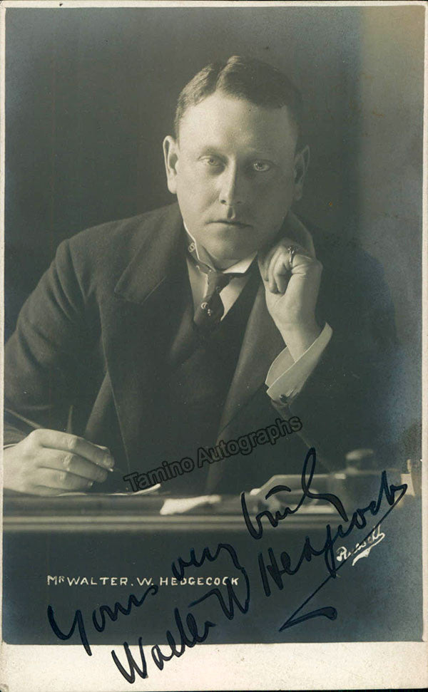 unknown hedgecock walter signed photo 1