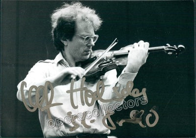 Hoelscher, Ulf - Signed Photo playing violin