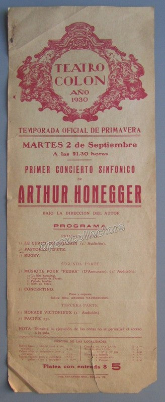 HONEGGER, Arthur