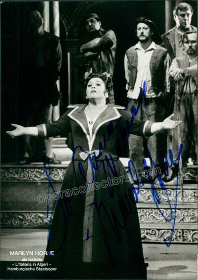 Horne, Marilyn - Signed Photo in L´Italiana in Algeri