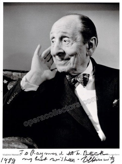 Horowitz, Vladimir - Signed Photo