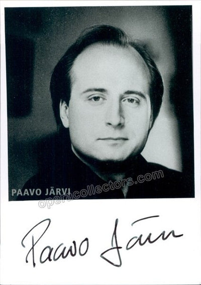 Jarvi, Paavo - Signed Photo