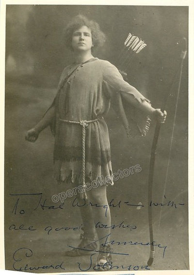 Johnson, Edward - Signed Photo in Parsifal