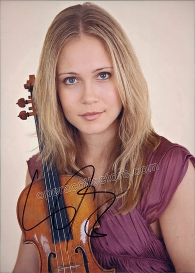 Josefowicz, Leila - Signed Photo with violin
