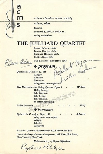 JULLIARD QUARTET