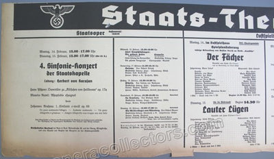 Karajan, Herbert von - Berlin Staatsoper Poster 1944