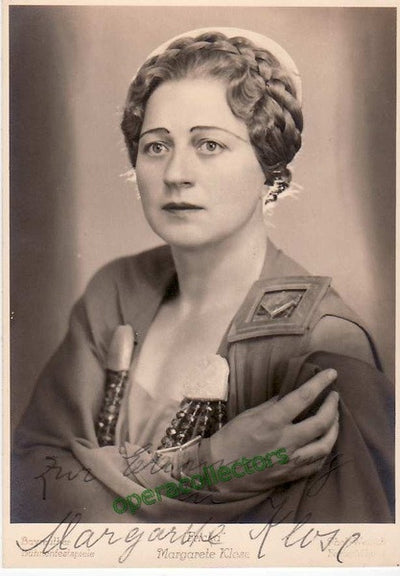 Klose, Margarete - shown as Fricka