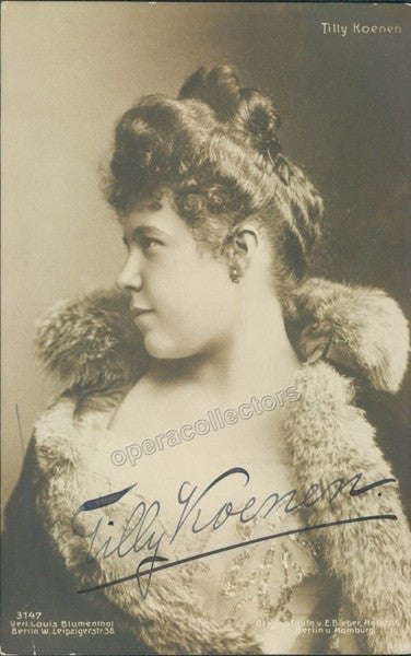 Koenen, Tilly - Signed photo