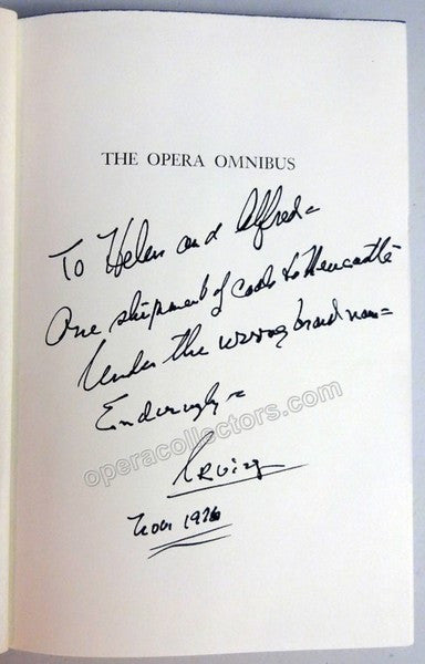 unknown kolodin irving signed book the opera omnibus 2