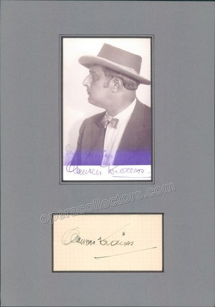 Krauss, Clemens - Signature and Photo