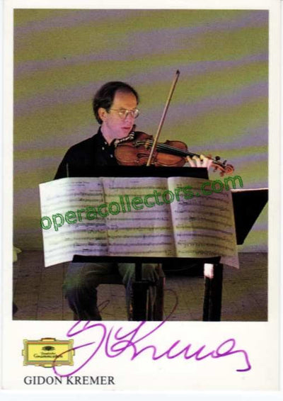 Kremer, Gidon - Signed photo