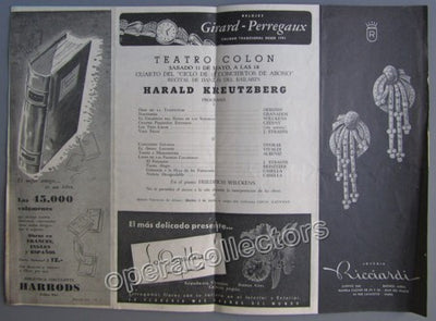 Kreutzberg, Harald - T. Colon Program 1952