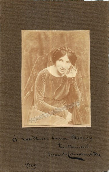 Landowska, Wanda - Signed photo