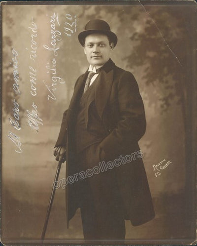 Lazzari, Virgilio - Signed Photograph 1920