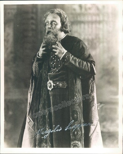 Lazzari, Virgilio - Signed Photo as Archibaldo in L´Amore dei Tre Re