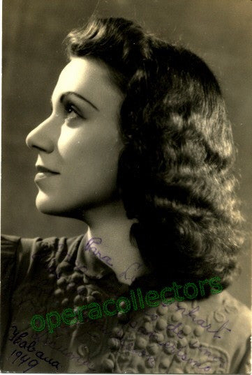 Lecuona, Margarita - Signed Photo