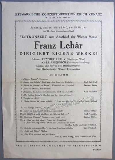 LEHAR, Franz