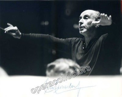 Leinsdorf, Erich - Signed Photo Shown Conducting