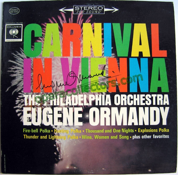 Ormandy, Eugene - Signed Record Philadelphia Orchestra