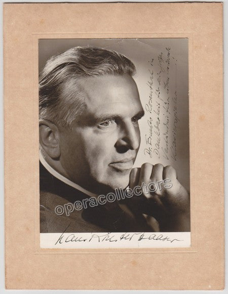 Richter-Haaser, Hans - Signed Photo