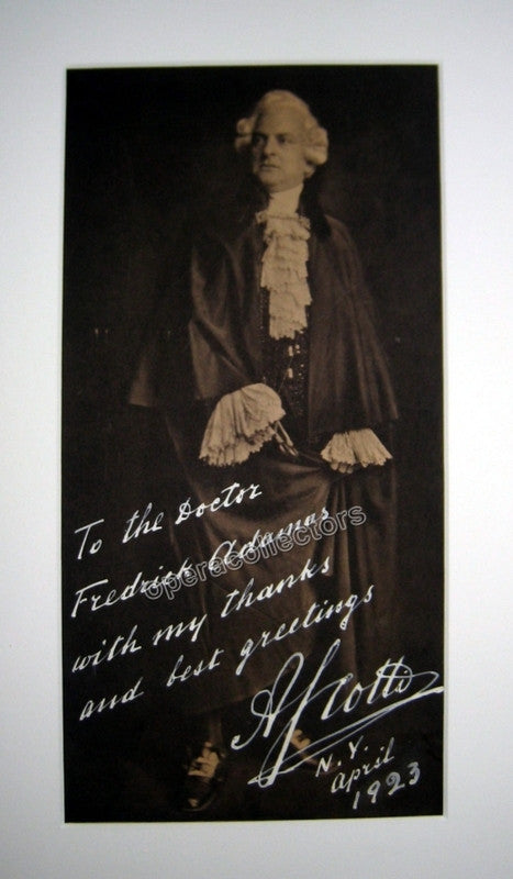 Scotti, Antonio - Large size signed photo