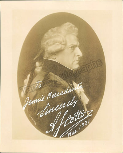 Scotti, Antonio - Signed photo as Scarpia in Tosca