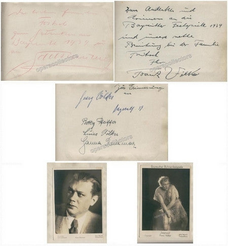 Set of unsigned Weirich Photo Postcards - Bayreuth 1939