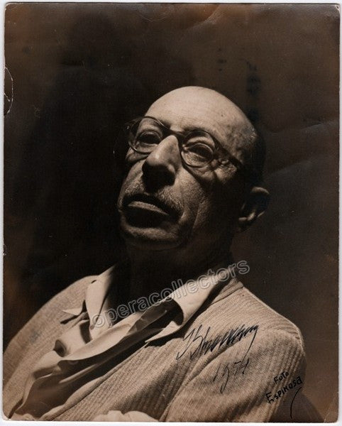 Stravinsky, Igor - Signed Photo