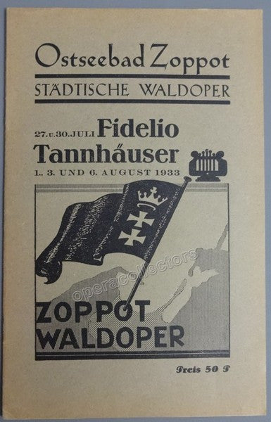 unknown tannhauser zopott festival program 1933 1