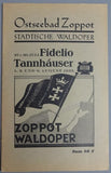 Tannhauser - Zopott Festival Program 1933