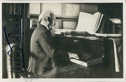 unknown toscanini arturo signed photo postcard playing piano 1
