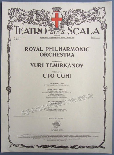 Ughi, Uto - Temirkanov, Yuri - Concert Mini-poster