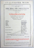 Wagner Operas at Vienna Staatsoper Programs 1942-44