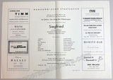 Wagner Opera Programs - Staatsoper Hamburg 1938-1940