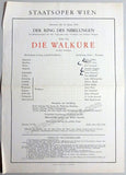Wagner Opera Programs - Vienna Staatsoper 1942-1944