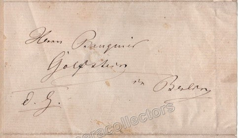 unknown wagner richard autograph letter signed 1859 2