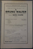 Walter, Bruno - Set of 2 programs Berlin Philharmonic Orchestra 1930-1931