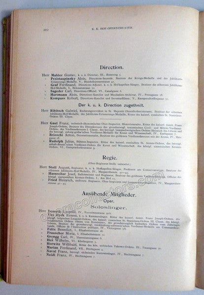 unknown wiener theateralmanach 1900 overview of opera concerts in vienna 1898 1899 3