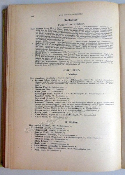 unknown wiener theateralmanach 1900 overview of opera concerts in vienna 1898 1899 5