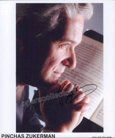 Zukerman, Pinchas - Signed Photograph