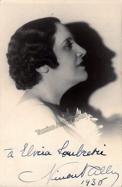 VALLIN, Ninon (Various Autographs)