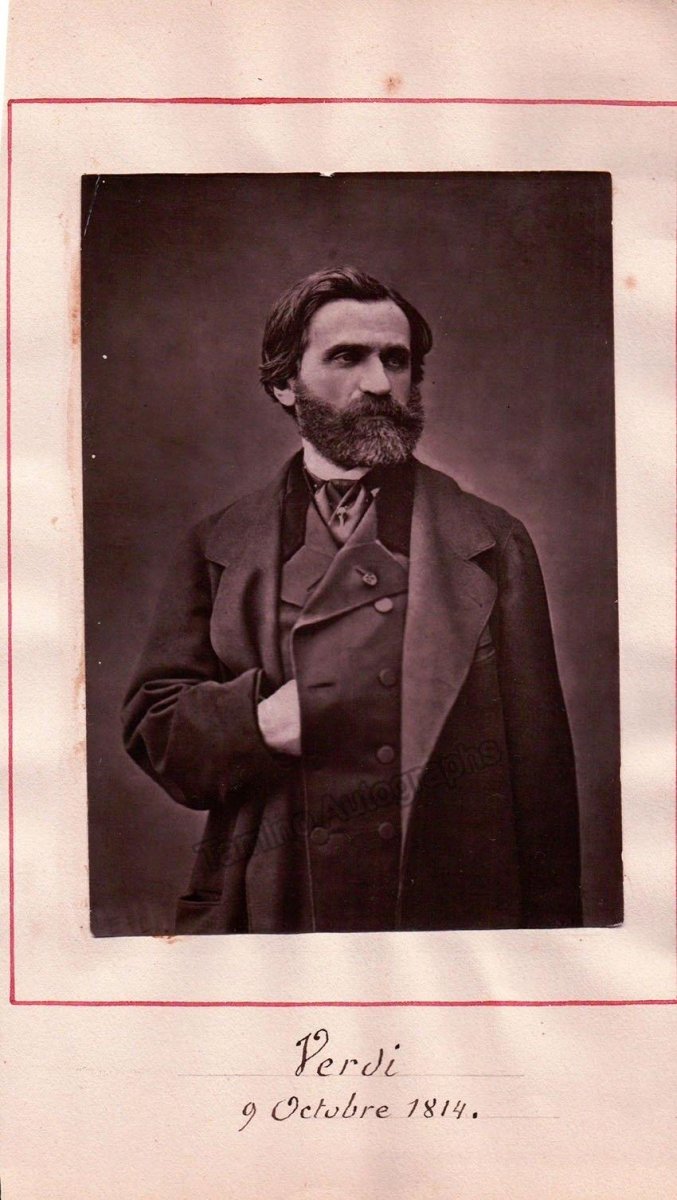 Verdi, Giuseppe - Autograph Letter Signed 1852 - Tamino