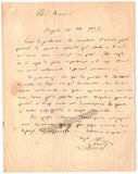 Verdi, Giuseppe - Autograph Letter Signed 1852